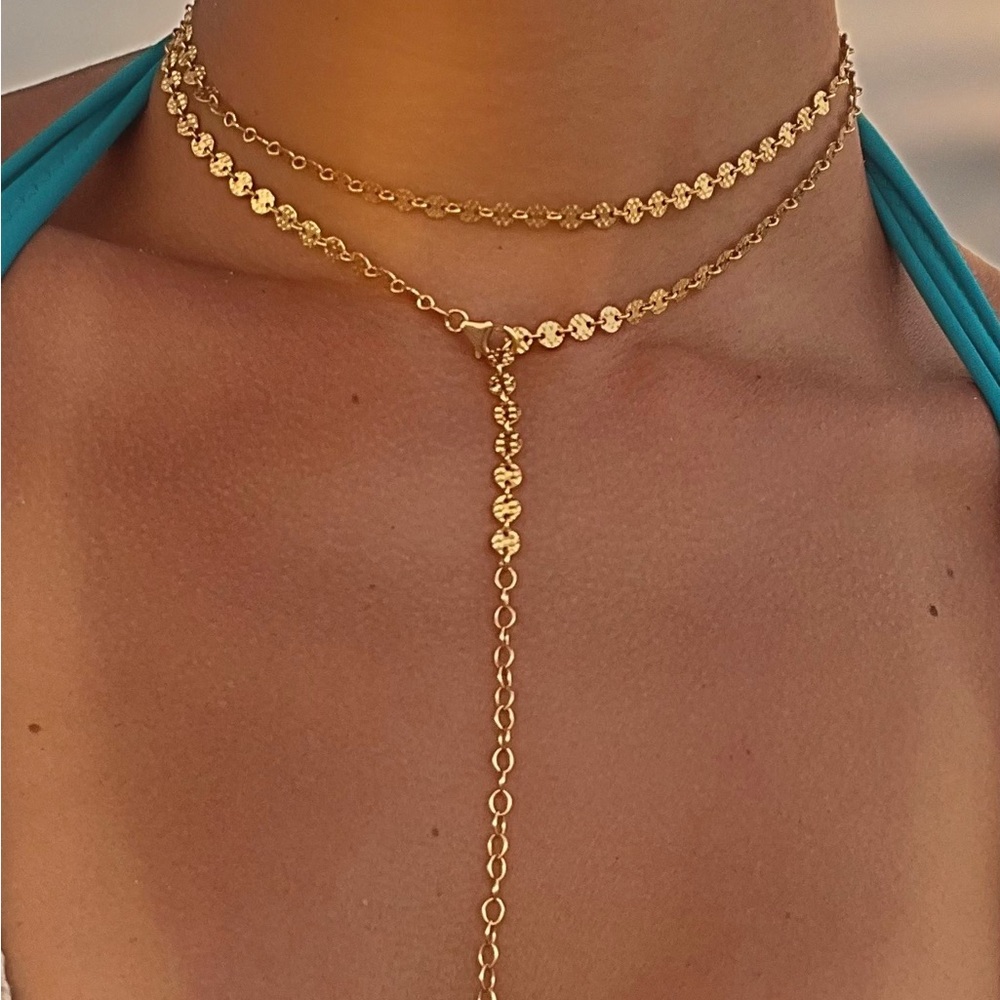 14k Gold necklace / belly chain